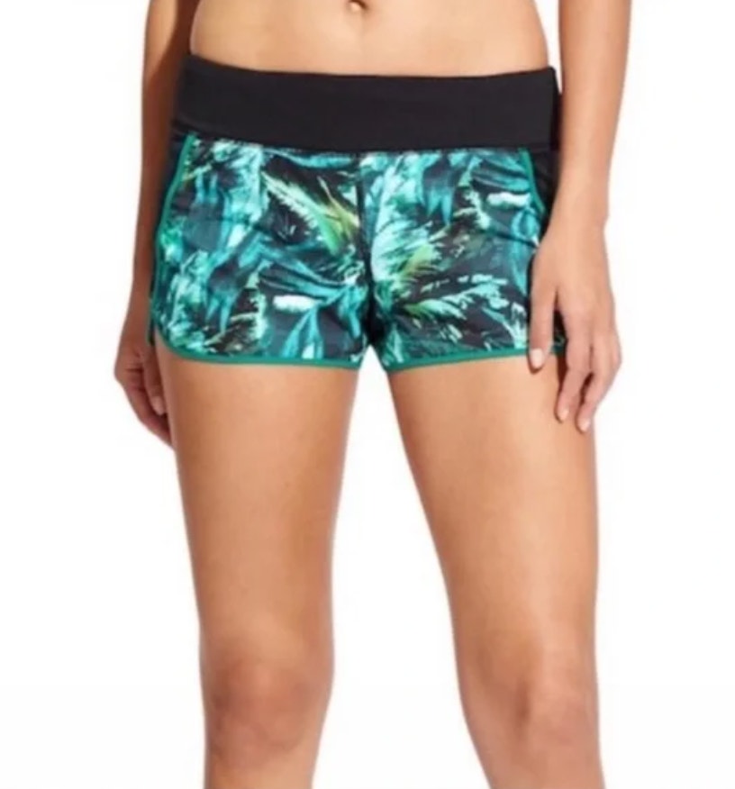 Athleta Track This Run Short In Napali Teal Running Shorts // S
